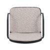 Luna - Outdoor Patio 3 Pieces Chat Set With Pp Frame And Cushions Includes 2 Club Chairs And 1 Loveseat - Beige / Black - Image 10