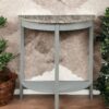 Justino - Console Table - Gray / Oak - Image 6