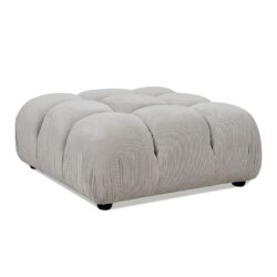 Marcel - Bubble Modular Modern Cocktail Ottoman - Pebble Gray