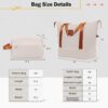 2 Piece Luggage Set With Bags Expanable Spinner Wheels ABS Lightweight Suitcase With Tsa Lock 20" / 24" - Khaki / Brown - Image 12