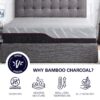 Renew - 11" King Size Flex Head Cooling Fast Responding Latex Foam Mattress - Gray - Image 9