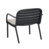 Luna - Outdoor Patio 3 Pieces Chat Set With Pp Frame And Cushions Includes 2 Club Chairs And 1 Loveseat - Beige / Black - Image 8