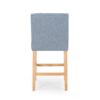Vienna - Contemporary Fabric Tufted Wingback 27 Inch Counter Stools, (Set of 2) - Light Blue / Natural - Image 12