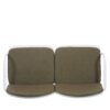 Luna - Outdoor Patio Loveseat - White / Green - Image 7