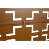 Outdoor & Indoor Freestanding Decorative Privacy Screen For Deck Balcony Patio, Metal Privacy Screen - Brown - Image 11