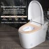 Smart 1 Piece Bidet Toilet With Warm Air Dryer Heated Seat LED Night Light Auto Open / Close - White - Image 6