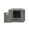 Modern Iron Square Fire Pit With 50, 000 Btu Output - Stone Gray - Image 8