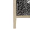 2 Door Carved Storage Cabinet With Adjustable Shelf, Accent Furniture For Living Room, Hallway, Kitchen - Black / Natural - Image 9