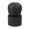 Heavy Outdoor Cement Fountain, Cute Unique Urn Design Water Feature For Home Garden, Lawn Deck & Patio - Black - Image 3