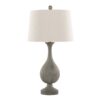 Cipolla - Poly Farmhouse Table Lamp (Set of 2) - Acid Dusty Poly / Antique Soft Brass / Natural - Image 2