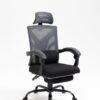 Ergonomic Office Chair, Desk Chair With Adjustable Lumbar Support, High Back Mesh Chair With Wheels, Executive Chair For Home Office - Black - Image 4