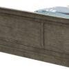 King Bed Panel Sleigh - Gray - Image 3