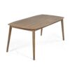 Acacia Wood Dining Table 8 Person Outdoor Table, Farmhouse Furniture For Patio, Garden, Backyard - Light Brown - Image 3