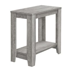 Accent Table, Side Contemporary Stylish - Gray