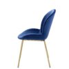 Chuchip - Side Chair (Set of 2) - Blue / Gold - Image 4