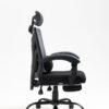 Ergonomic Office Chair, Desk Chair With Adjustable Lumbar Support, High Back Mesh Chair With Wheels, Executive Chair For Home Office - Black - Image 3