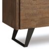 Lowry - Medium Storage Cabinet - Rustic Natural Aged Brown - Image 4