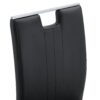 (Set of 4) Material Bow Shaped Chairs Perfectly Integrated Into Industrial And Modern Home Design - Black - Image 14