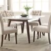 Gasha - Marble Top Dining Table - White - Image 3