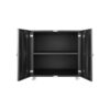 Office Furniture Copier Cabinet, 2 Door Steel Copier Stand, Mobile Pedestal File Printer Stand - Black - Image 7