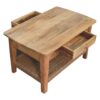 Rope 1 Drawer Coffee Table - Oak - Image 5