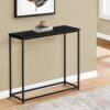 Accent Console Table For Entryway, Modern - Black - Image 4
