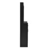Minimalist 4 Door Shoe Cabinet With Coat Rack, Spacious Top, 3 Drawers, 8 Shelves, Metal Hooks And Handles For Hallway - Black - Image 16