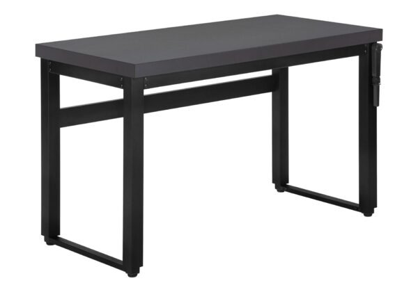 Computer Desk, Home Office, Standing, Adjustable, Laptop, Contemporary & Modern - Gray