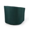 Modern Upholstered Swivel Club Chair With Nailhead Trim - Green - Image 6