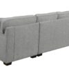 Berza - Right Side Facing Chaise Sectional - Gray - Image 4