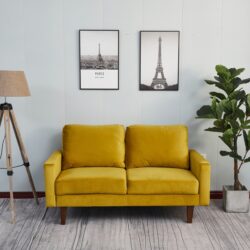 Plush Comfort Loveseat - Goldenrod
