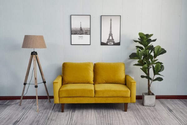 Plush Comfort Loveseat - Goldenrod