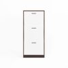 Modern Freestanding Shoe Storage Cabinet With 3 Flip Drawers - White / Walnut - Image 13