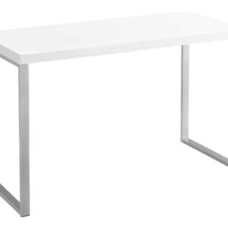 Computer Desk For Home Office, Laptop, Modern Convenient Design - White