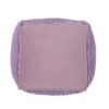 Spongy - Microfiber Square Pouf Lavender Soft Seating - Lavender - Image 5