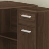 Computer Desk, Home Office, Corner, Storage Drawers, L Shape, Laptop, Contemporary & Modern - Walnut - Image 2