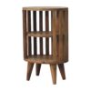 Ariella - Double Shelf Nightstand - Oak - Image 4