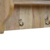 Floating Coat Rack With 3 Shelves - Beige - Image 8