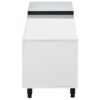 Modern Stylish Extendabletv Stand TV Cabinet For 80" TV - Black / White - Image 6