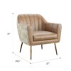 Rose - Accent Chair - Brown - Image 6