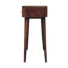 T Bar Console Table, 2 Drawers - Chestnut - Image 7