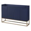 Modern Sideboard Elegant Buffet Cabinet With Large Storage Space For Dining Room, Entryway - Navy - Image 9