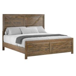 Lisque - King Bed - Brown