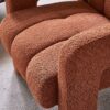 31.10" Wide Boucle Upholstered Accent Chair - Orange - Image 12