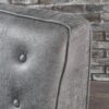 Macedonia - Mid Century Modern Button Tufted Fabric Recliner - Slate - Image 6