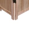 Panel Wooden Folding Room Divider - Natural - Image 2