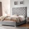 Artet - King Upholstered Bed - Gray - Image 5