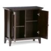 Amherst - Low Storage Cabinet - Hickory Brown - Image 2