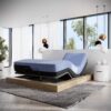 Refresh - 12" King Size Flex Head Latex Foam Hybrid Mattress And Adjustable Base Bundle - Blue - Image 12