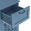 2 Door 2 Drawer Cabinet, American Furniture, Suitable For Bedroom, Living Room, Study - Blue - Image 27